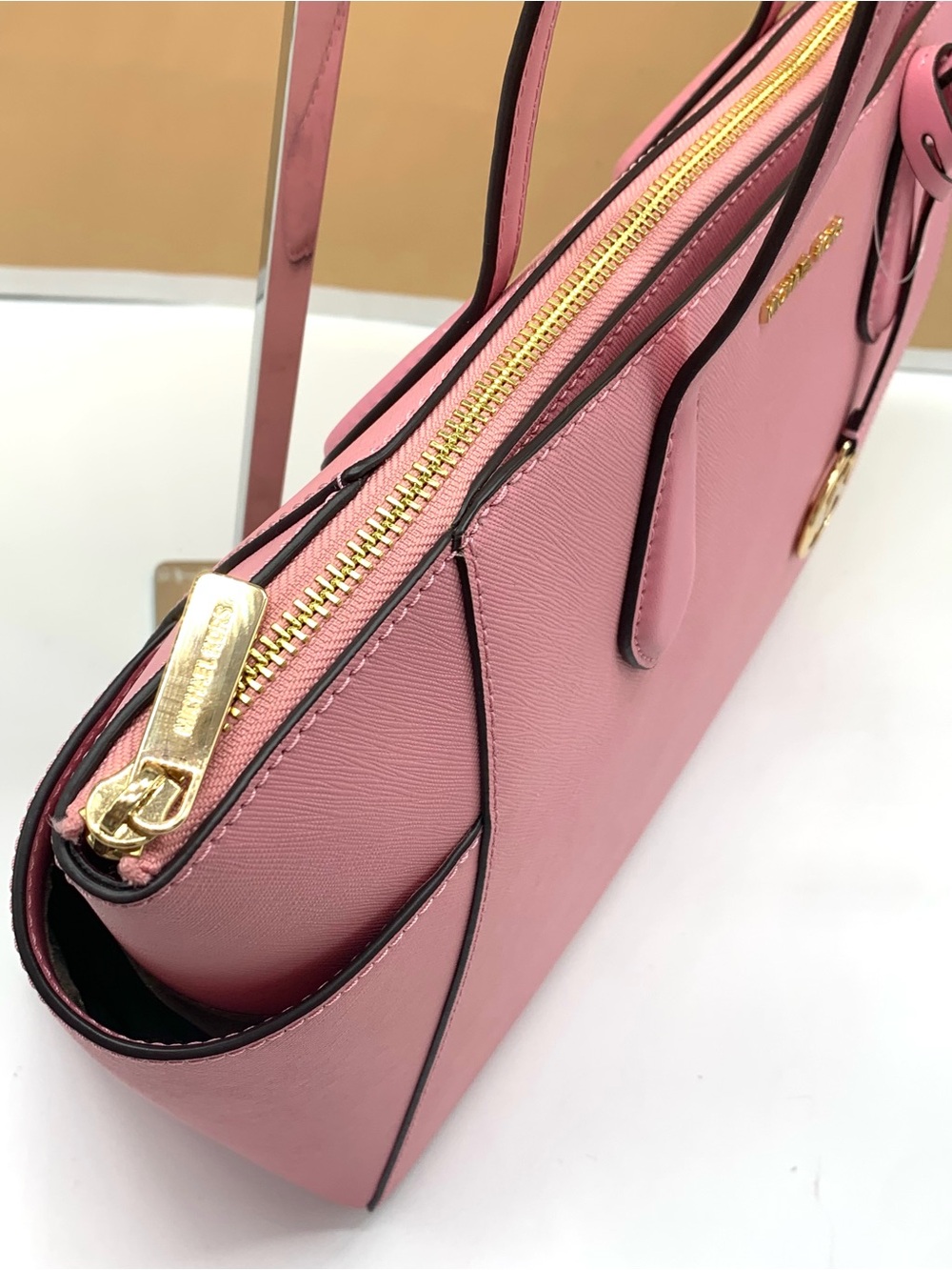 Michael Kors Marilyn Medium Saffiano Leather Tote Bag - Picture 11 of 16